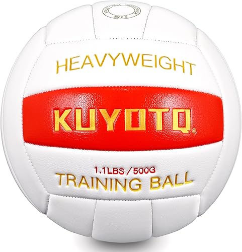 Miniatura 10 de 1.1lbs/500g Weighted Heavy Volleyball For Setters Serve Trainer Setter Weighted Volleyball Training Equipment Size 5 Thickened Surface Soft Leather