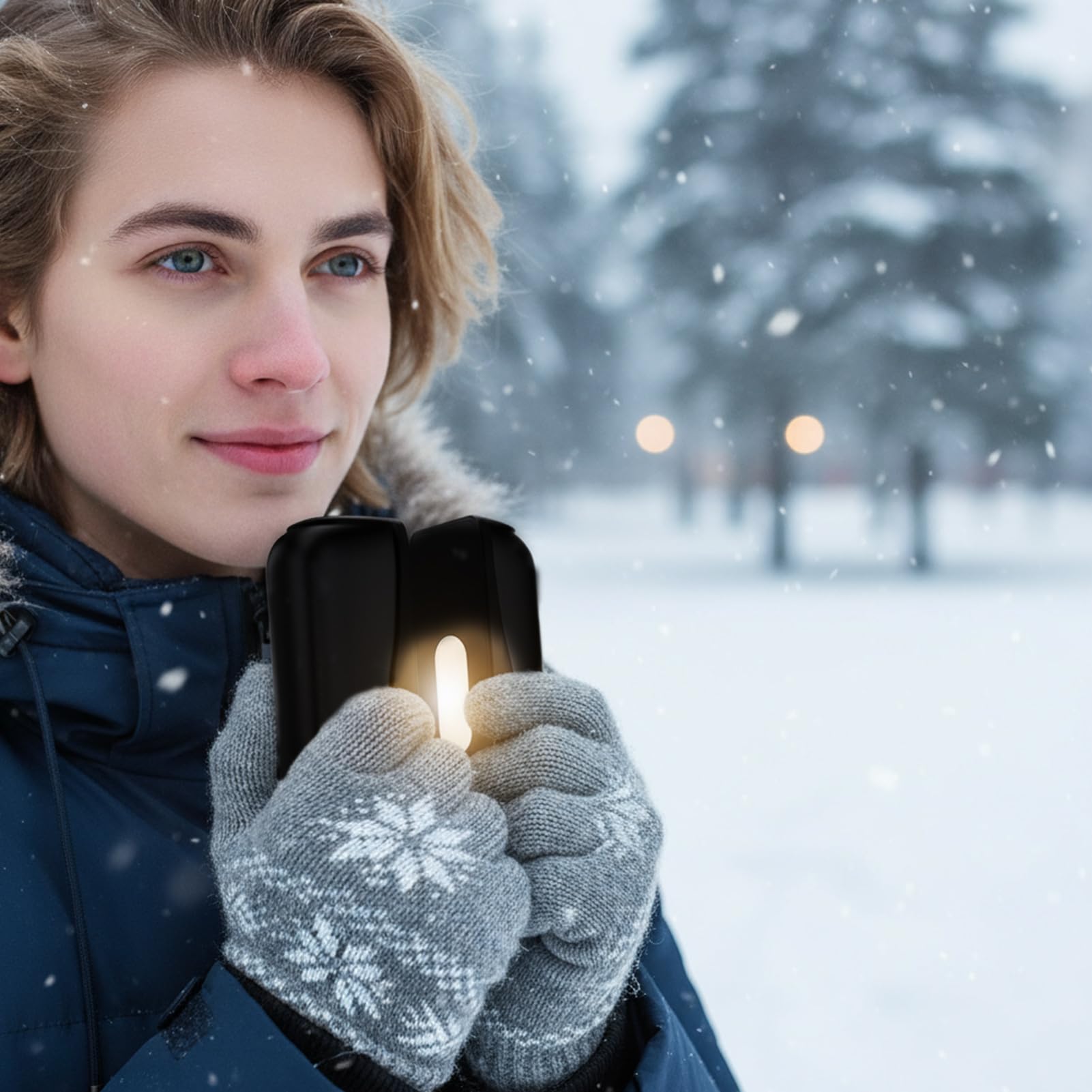 Chauffe-Mains Électriques Rechargeables Dispositif de Chauffage avec