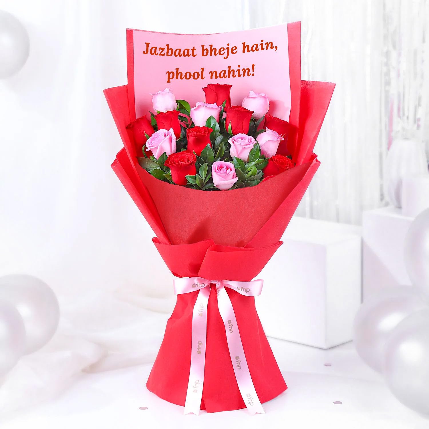 fnp Jazbaat e Gulshan Rose Bouquet For Birthday Gift, Anniversary Gift, Women's Day Gift, Valentine's Day Gift & Gift For Special Occasion (Same Day Delivery)-image-31