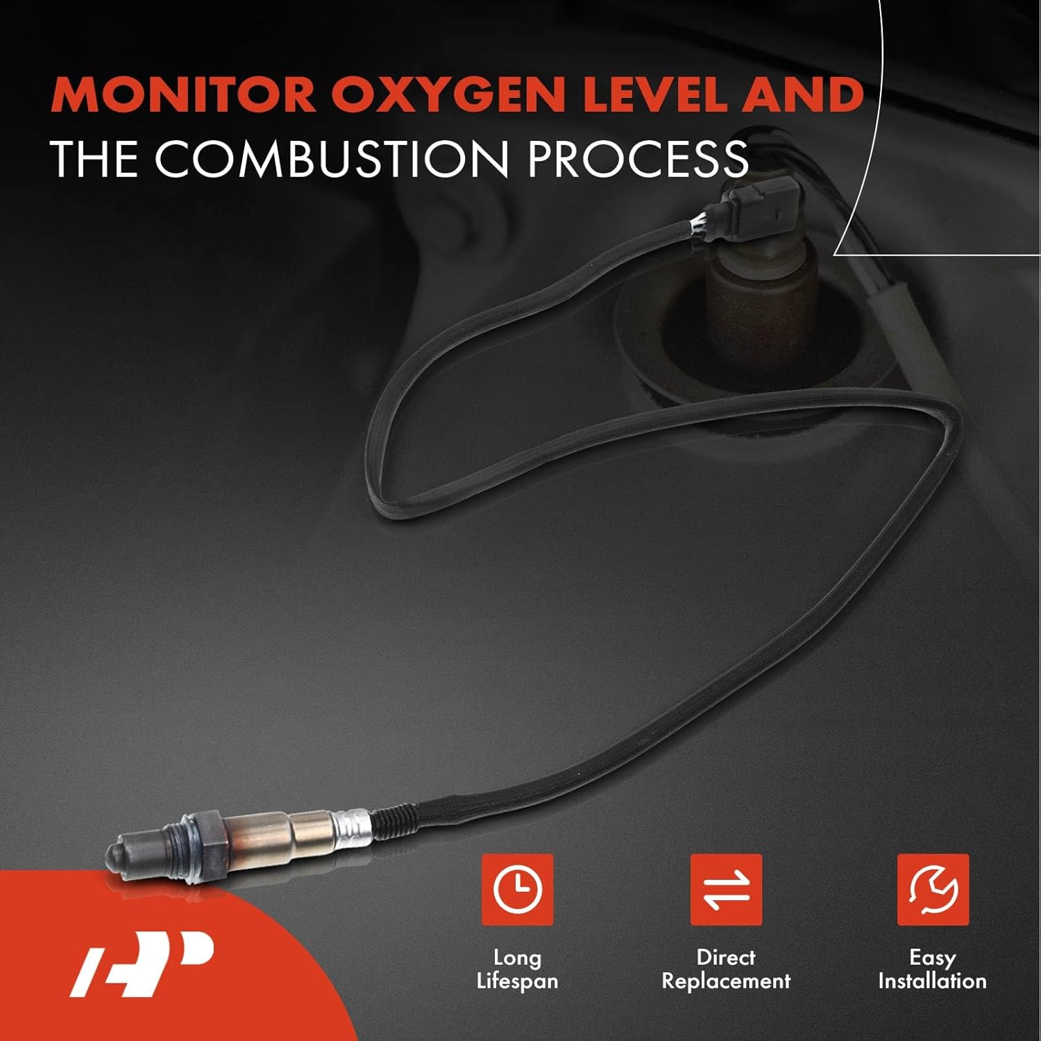 A-Premium O2 Oxygen Sensor Compatible with Volkswagen Jetta, GTI, Arteon 2019-2021, Golf R 2019 & Audi A3 A6 A7 RS5 S3 S4 S5 S6 S7 SQ5 Quattro Sportback, 2.0L 2.9L 3.0L