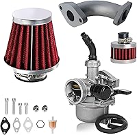 Vista 1 de JMCHstore Etapa 2 Performance Mainfold Kit para motor Predator 79cc 3HP, Coleman CT100U CC100X 98cc, Massimo MB100 Mini Bike, Adaptador de Carb