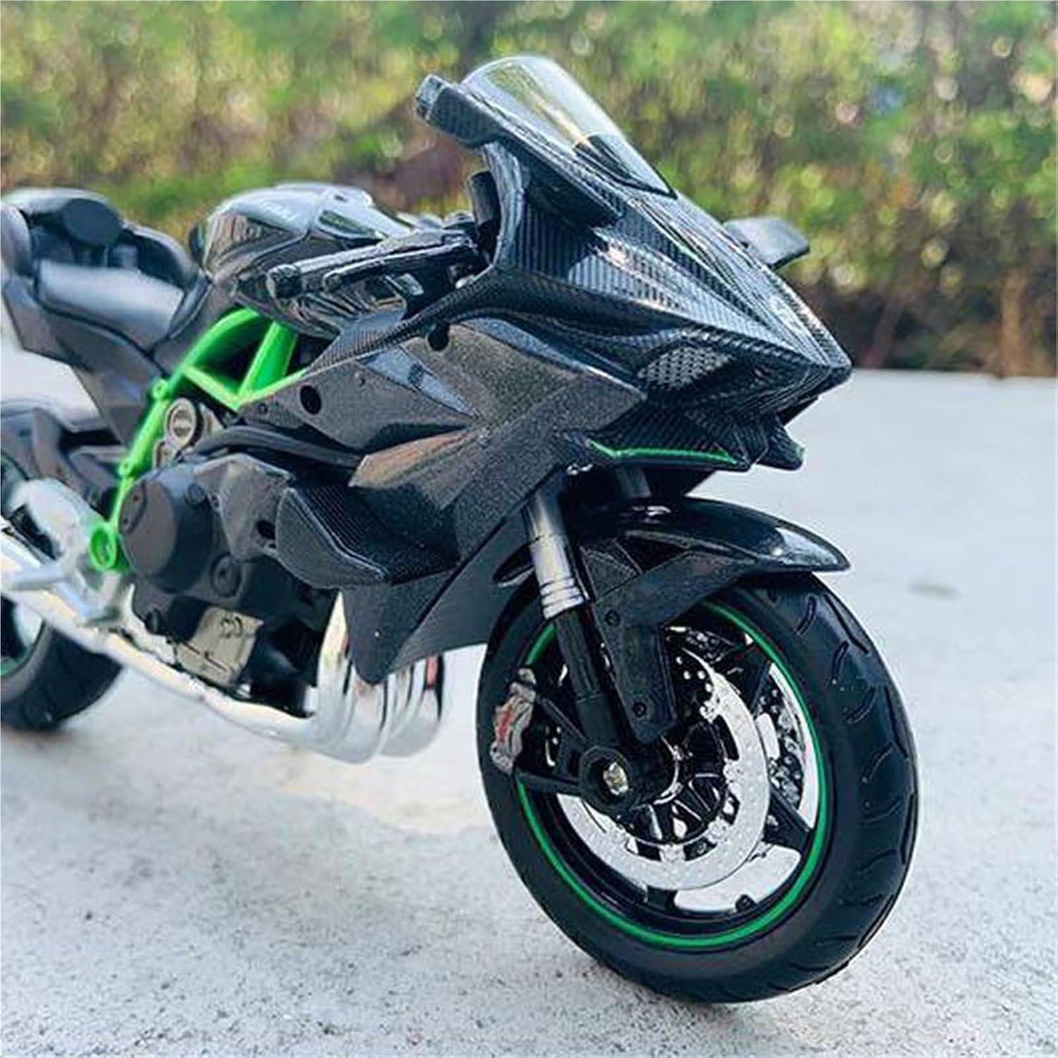 Collection 1/12 Motorcycle Model Diecasts Portable Racing Finger Motobike Simulation Collection Toys for for Ninja H2R