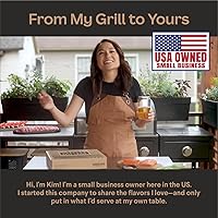 Vista 7 de Gran paquete de virutas de madera para ahumador - Paquete de variedad de 6 sabores de virutas de madera natural - Manzana, nogal, cereza, melocotón