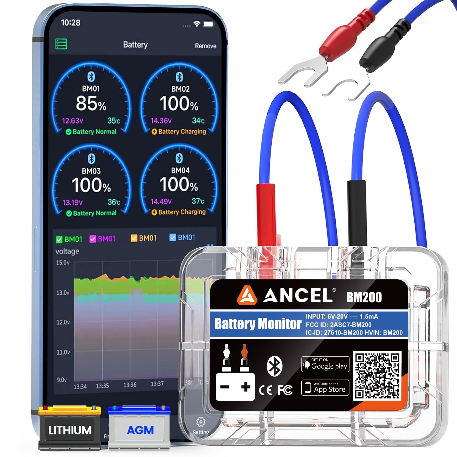 ANCEL KFZ Batterietester