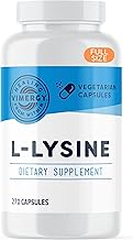 Vimergy L-Lysine – Promotes Healthy Skin, Hair & Nails* – Supports Healthy Metabolism* – Vegan, Non-GMO & Gluten-Free – 270 Capsules