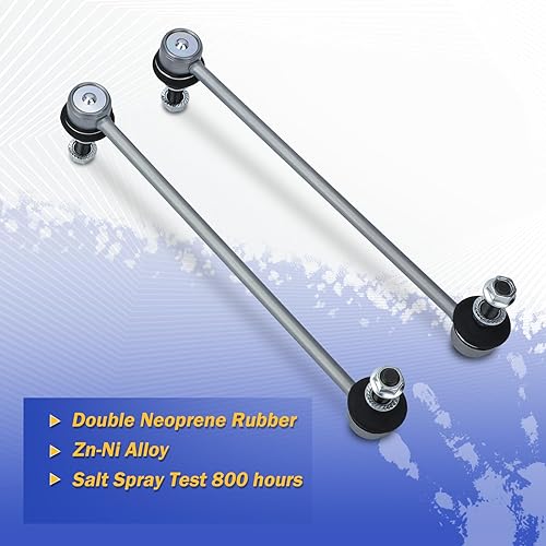 Miniatura 4 de K750098 Enlaces de barra estabilizadora delantera de aleación de zinc y níquel para Nissan Versa 2007-2019, Nissan Cube 2009-2014, Nissan Micra