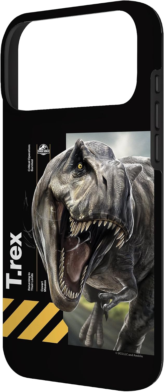 Jurassic World Rebirth Tyrannosaurus Covert Mission Case for iPhone 17 Pro Max
