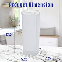 Vista 6 de Buddeez - Panera Bread Buddy, contenedor para guardar pan fresco, dispensador de plástico de pan de sándwich, tapa blanca, 1 unidad