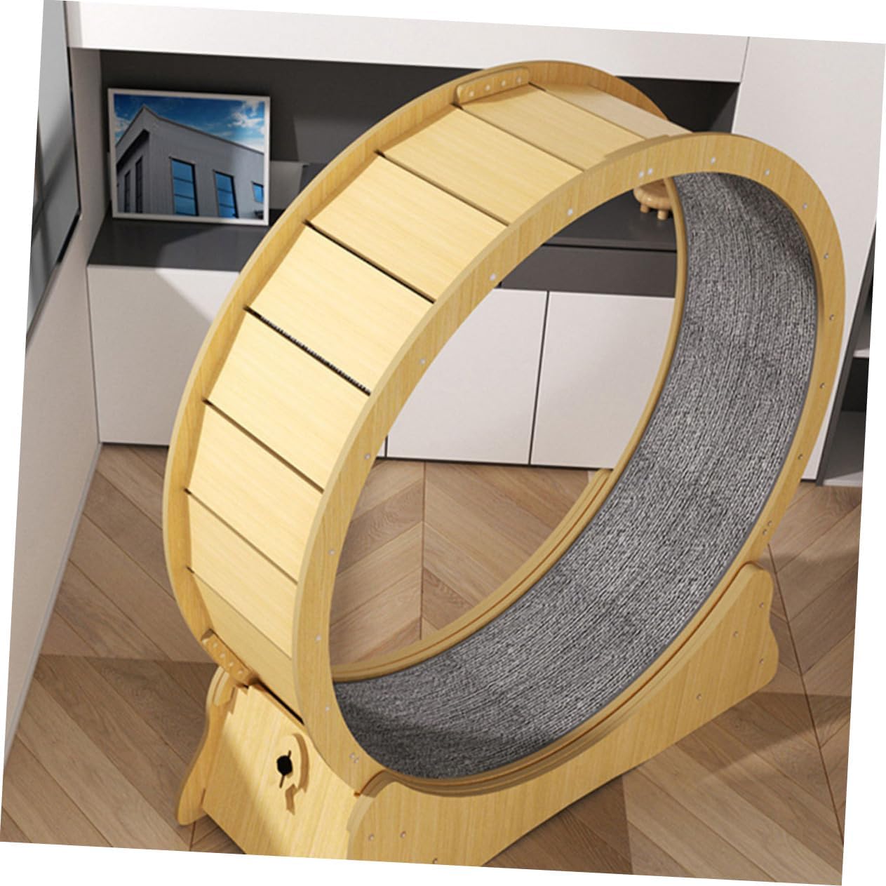 YARNOW Self-Adhesive Cat Scratcher Mat Protector for Pet Furniture Walls and Steps Easy to Cut and Reusable for Indoor Cats Light Grey Extra