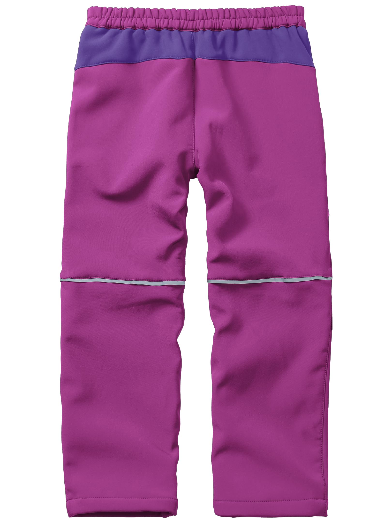 Kinder Softshellhose Wasserdicht Skihose Warm Outdoorhose Thermohose Gefüttert Winterhose Wanderhose Cargohose für Jungen und Mädchen