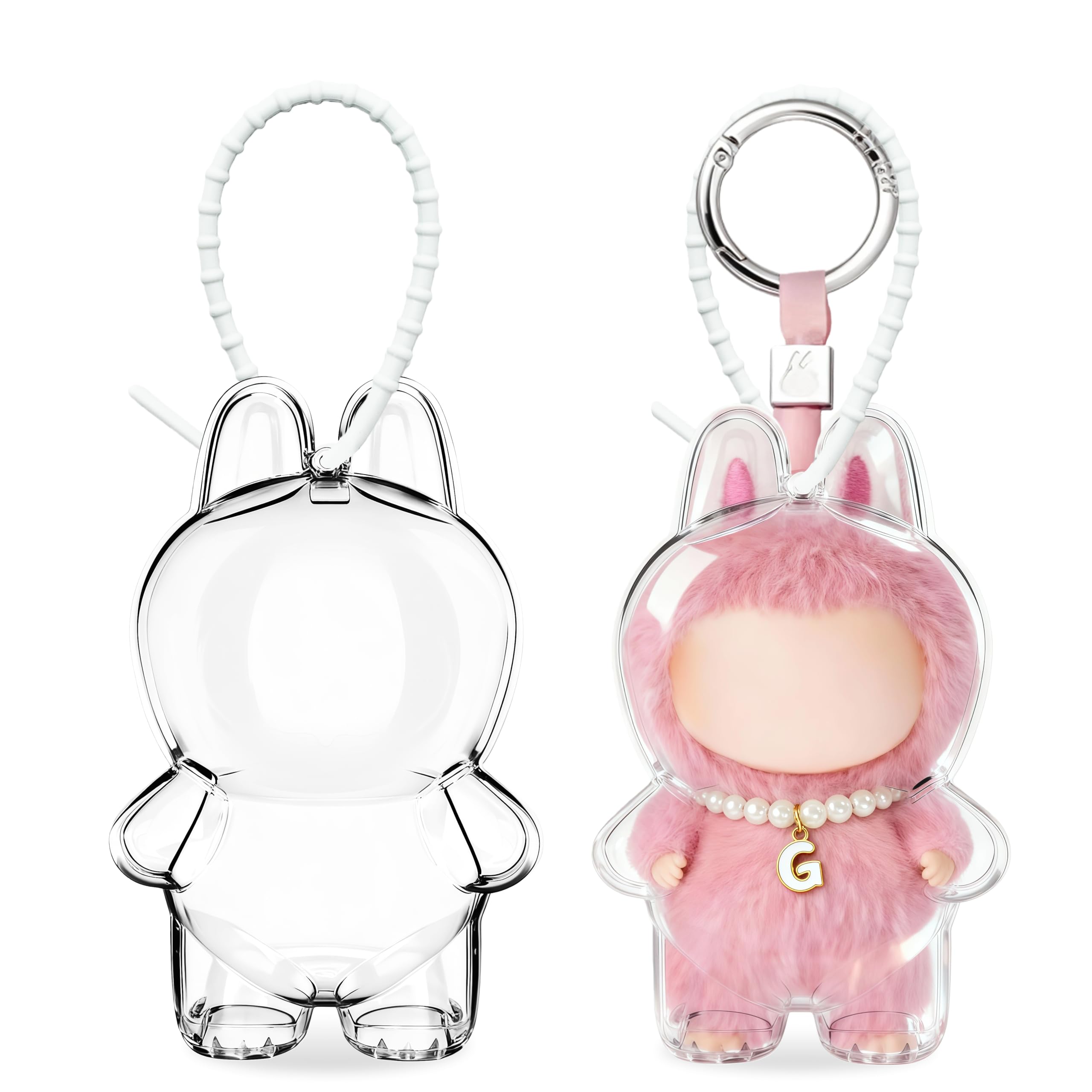 ラブブ　PIN FOR LOVE THE MONSTERS コンプリートケース Amazon.co.jp: ラブブ ケース ミニ 透明クリアケース 4.0 THE MONSTERS