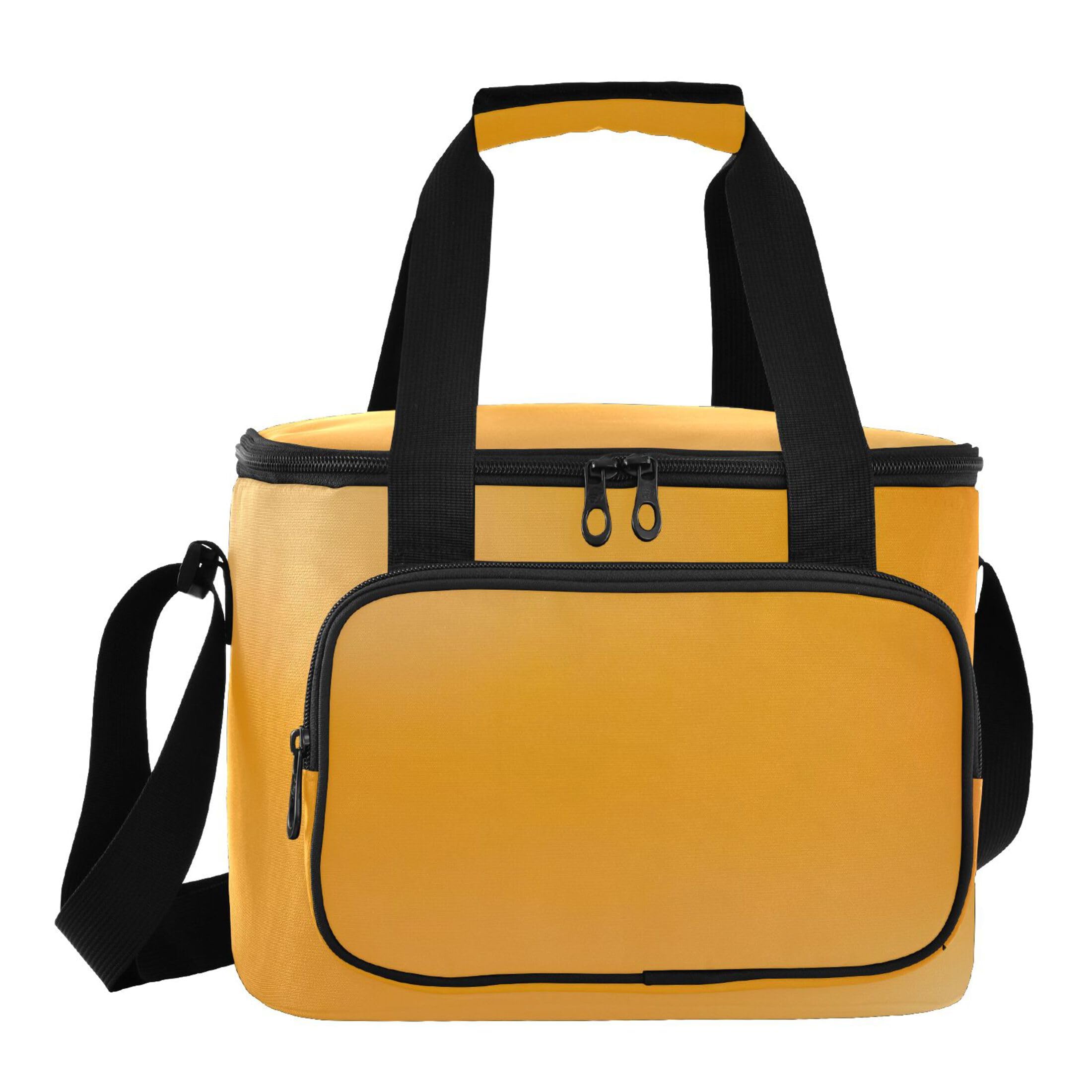 Boîte à déjeuner isotherme au design orange dégradé flou avec refroidisseur