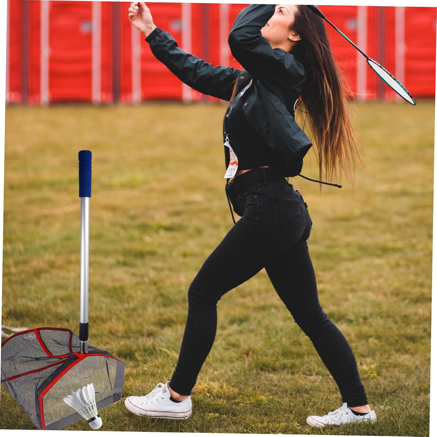 Badminton Picker Sports Practicing Tool Badminton Practice Tool Energy-Saving Improve Game