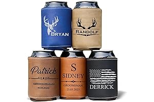 Customized Leather Can Holder: The Ultimate Groomsman Gift