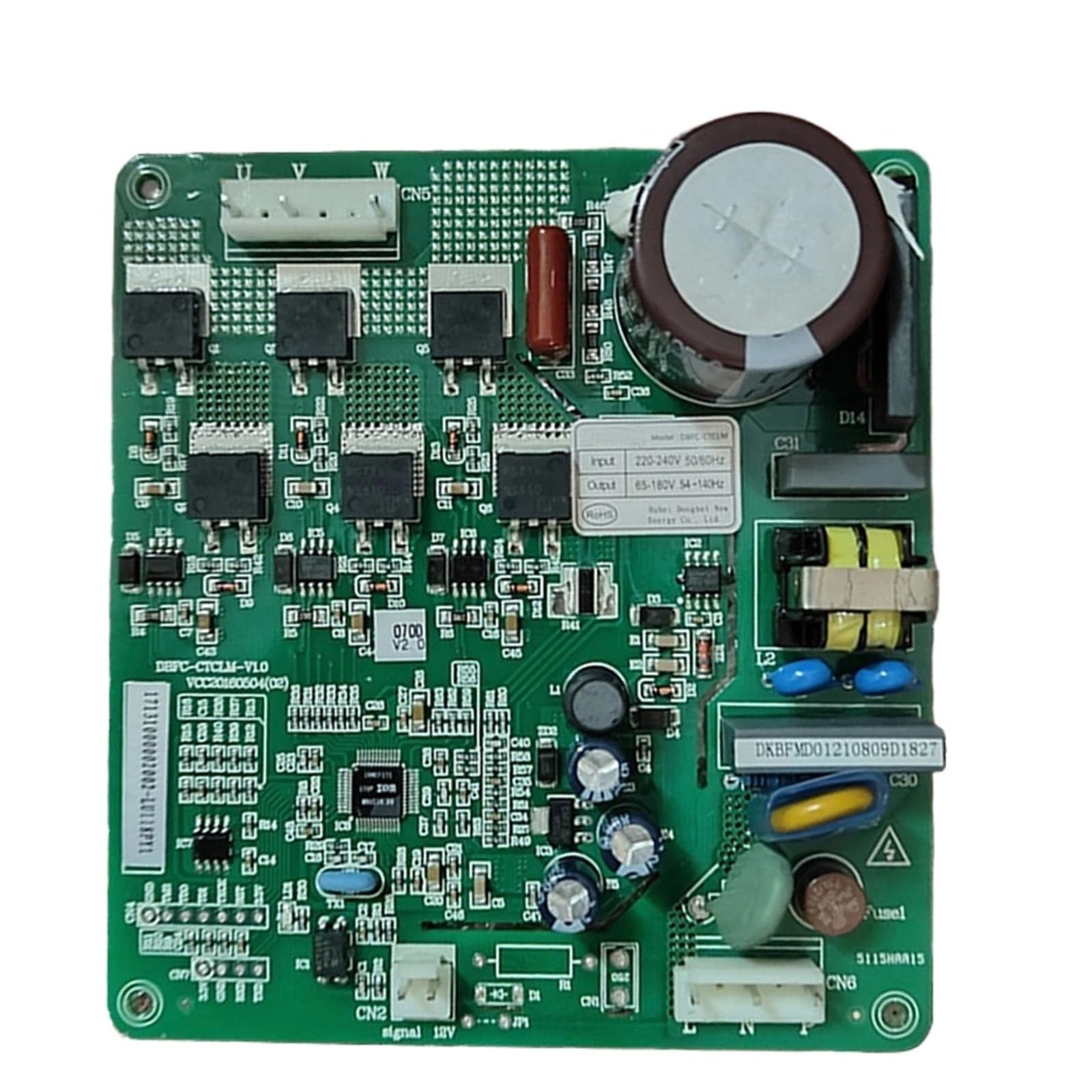 ，Compatible for Midea， Refrigerator Computer Board DBFC-CTCLM LU118PY1 17131000002002 Inverter Refrigerator Accessories