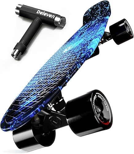 Skateboard for Kids Ages 6-12 - 22 Inch Kids Skateboard for Girl Boy Skate Board for Kids 8-12 - Mini Skateboards for Kids Mini Cruiser Skateboards