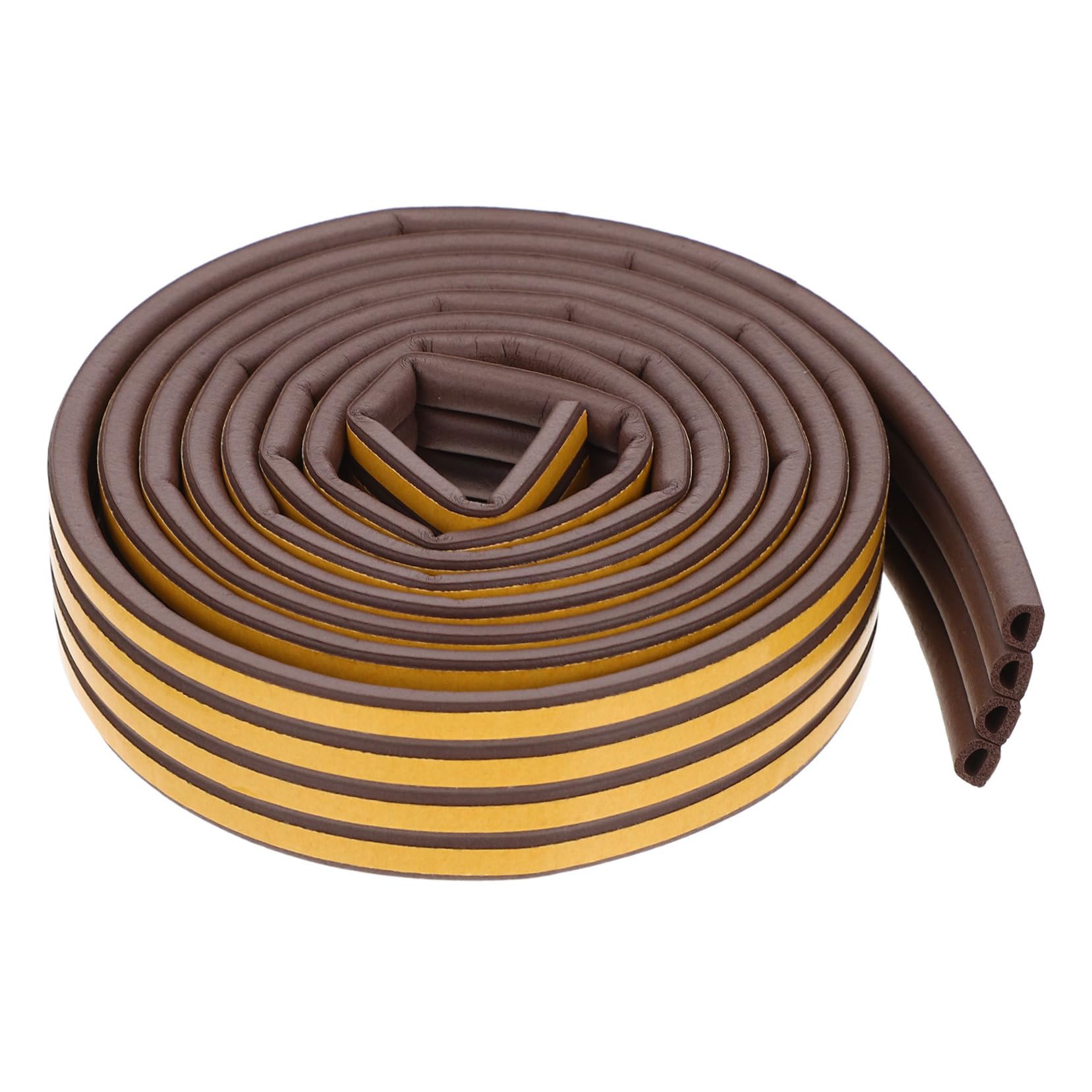 VILLCASE Under Door Draft Stopper Self-Adhesive Weather Stripping Seal Type for Noise Reduction Windproof Seal Strip for Sliding and Doors