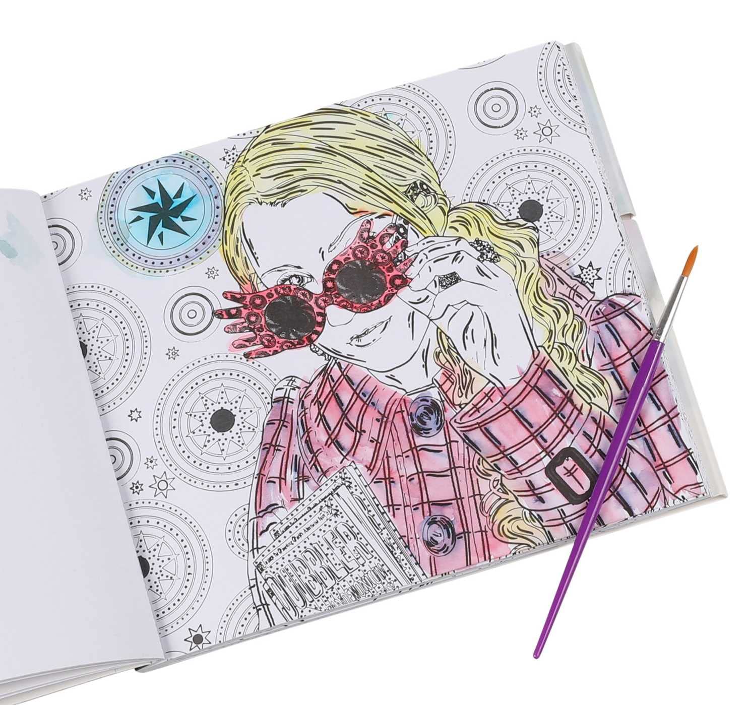 Harry Potter Paint with Water - Art Book for Teens and Adults, Officially Licensed image 5