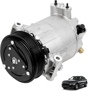 AD-1086 AC Compressor with Clutch Compatible with Maserati Ghibli 2014-2020 3.0L, Levante 2017-2020 3.0L & 2019-2020 3.8L, Part Numbers 35232024F, 308716, 01141230