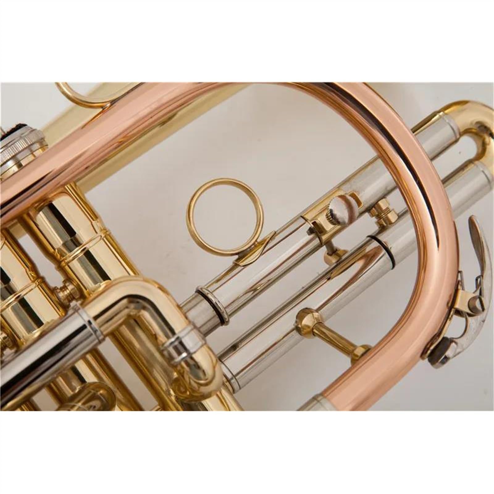 Goldene B-Kornett-Trompete Aus Messing Mit Koffer Und Mundstück Musikinstrumente Aus Edelstahl