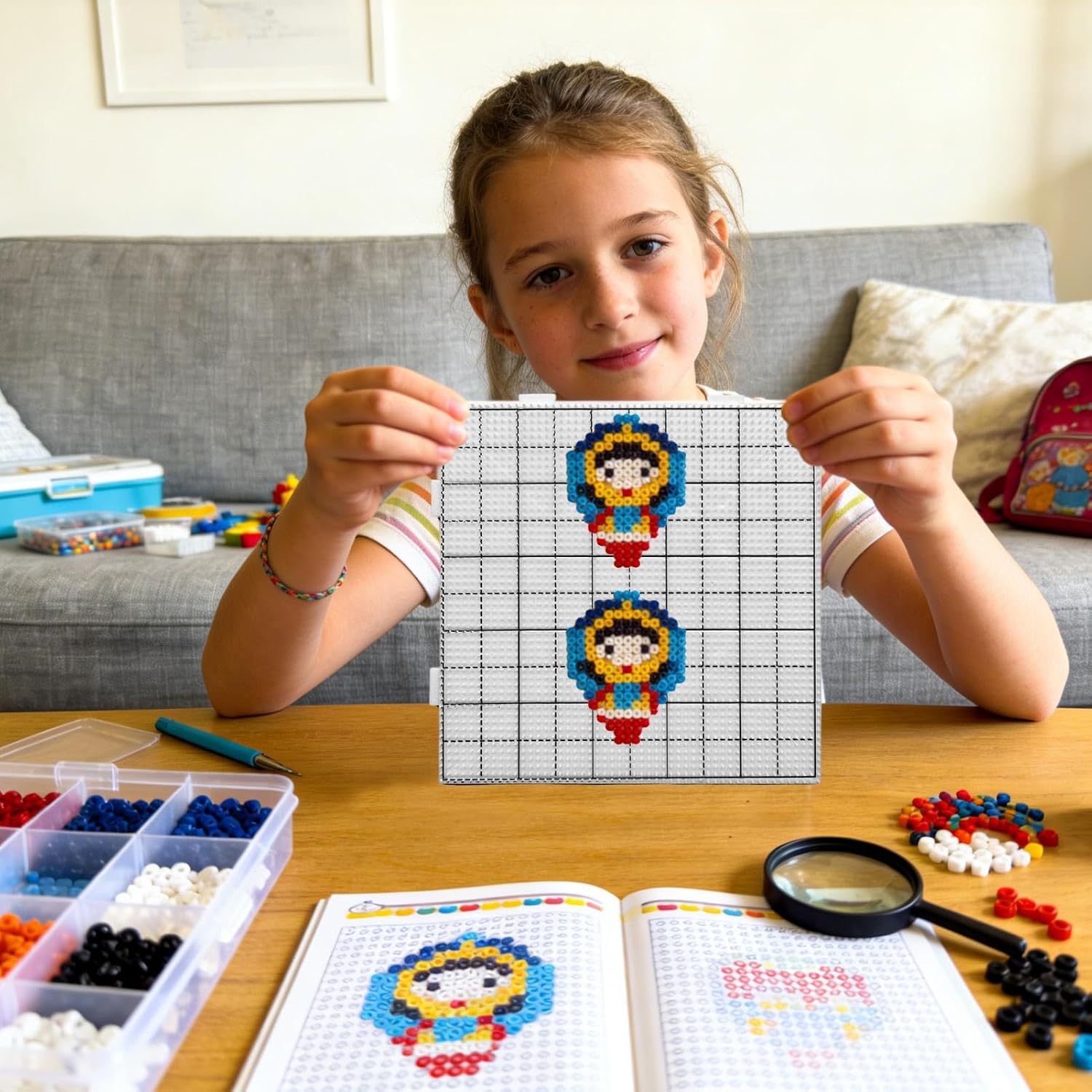 Beads Peg Boards Reusable Heat-Resistant