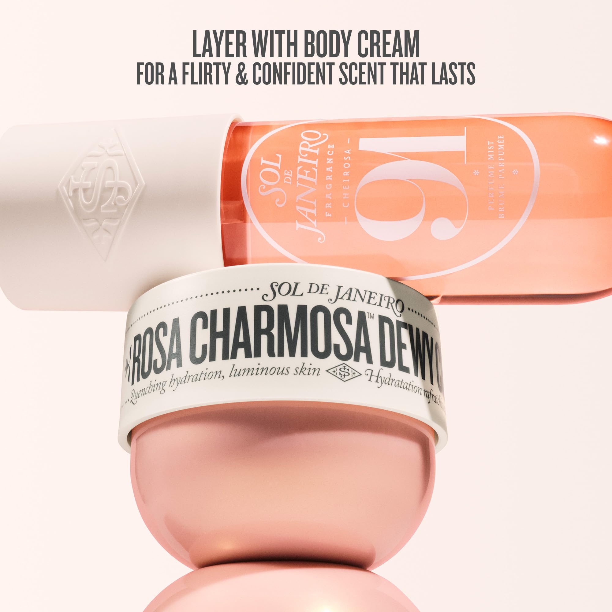 Sol de Janeiro Cheirosa 91 Perfume Mist, Körperspray mit Passionsfrucht, Honigkaramell und Rose, Blumiger Duft, Vegan und Parabenfrei