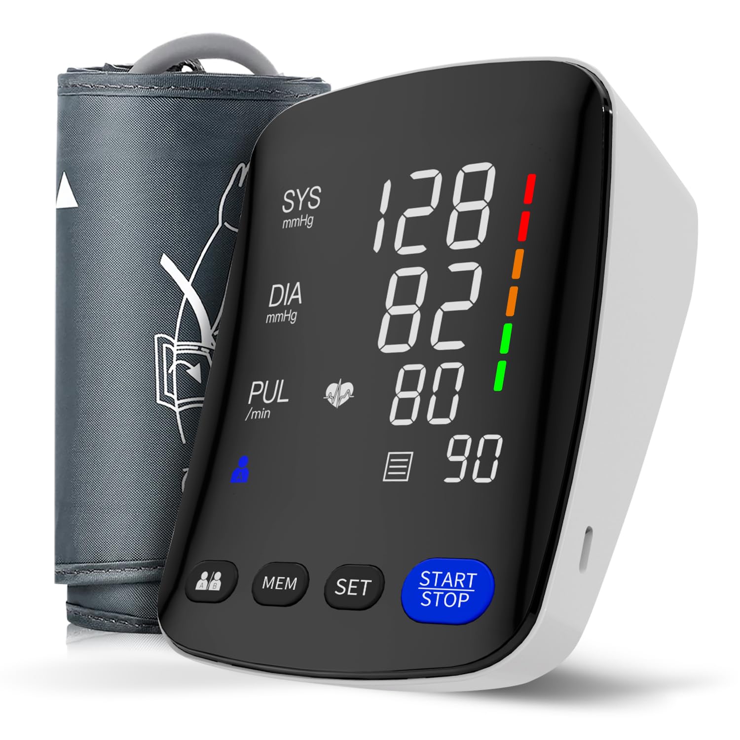 Electronic Blood Pressure Monitor with 2 x 199 Reading Capacity Easy to Use Blood Pressure Monitor Case Digital Monitor-image-5