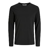 JACK & JONES Uomo Maglia A Manica Lunga Girocollo Sottile JJEBASIC Maglietta Jersey