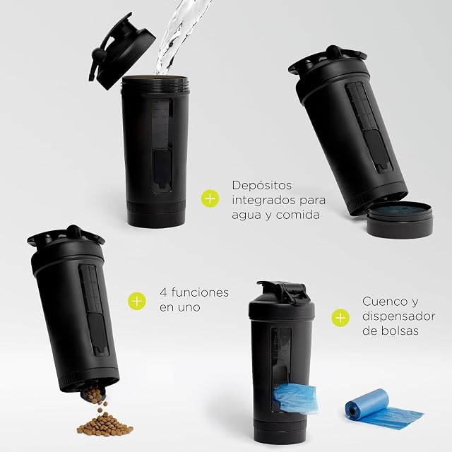 Foto 3 de 8 de Peluvio Tappy Botella Portátil de Agua para Perros