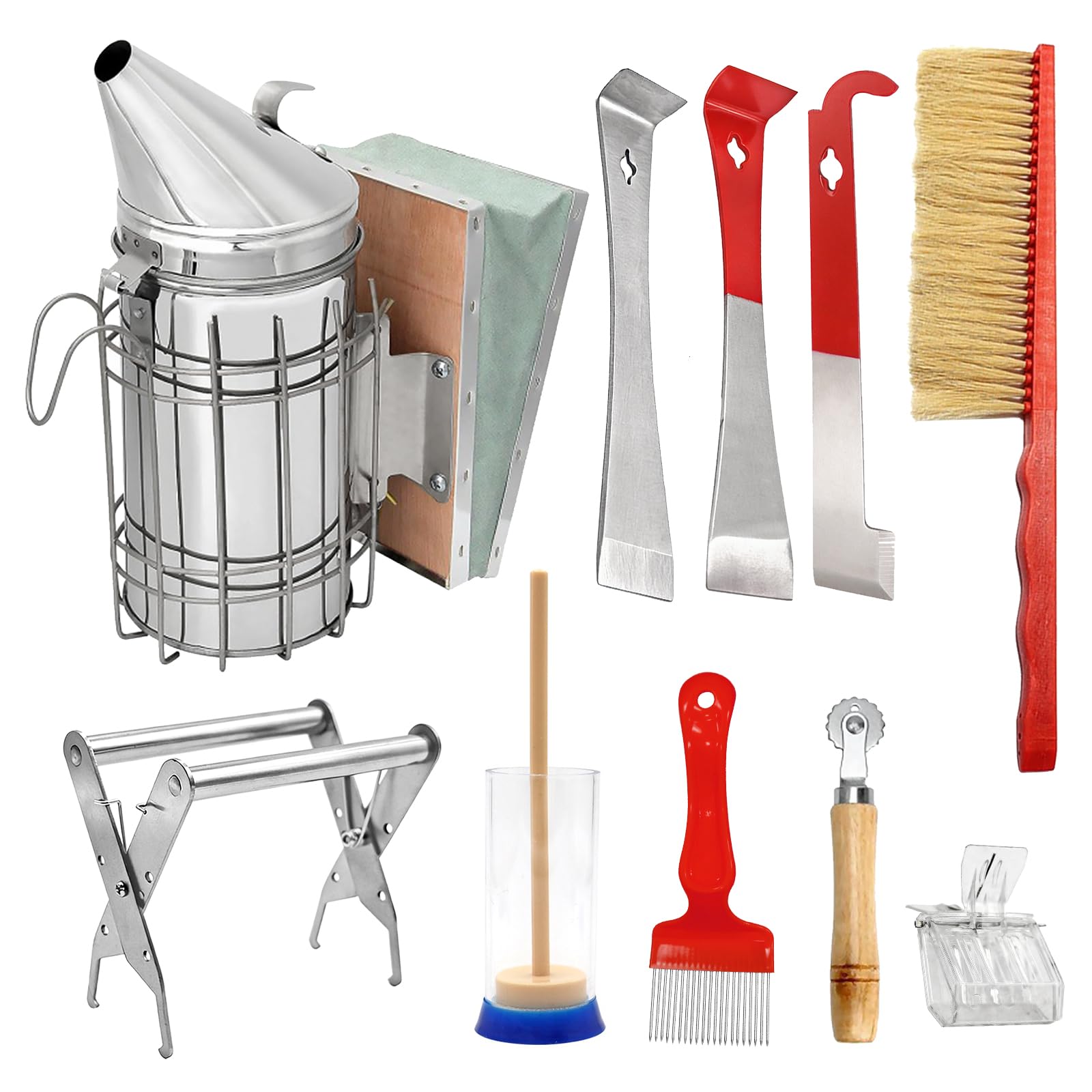 kit apiculture 10 pièces outils complet