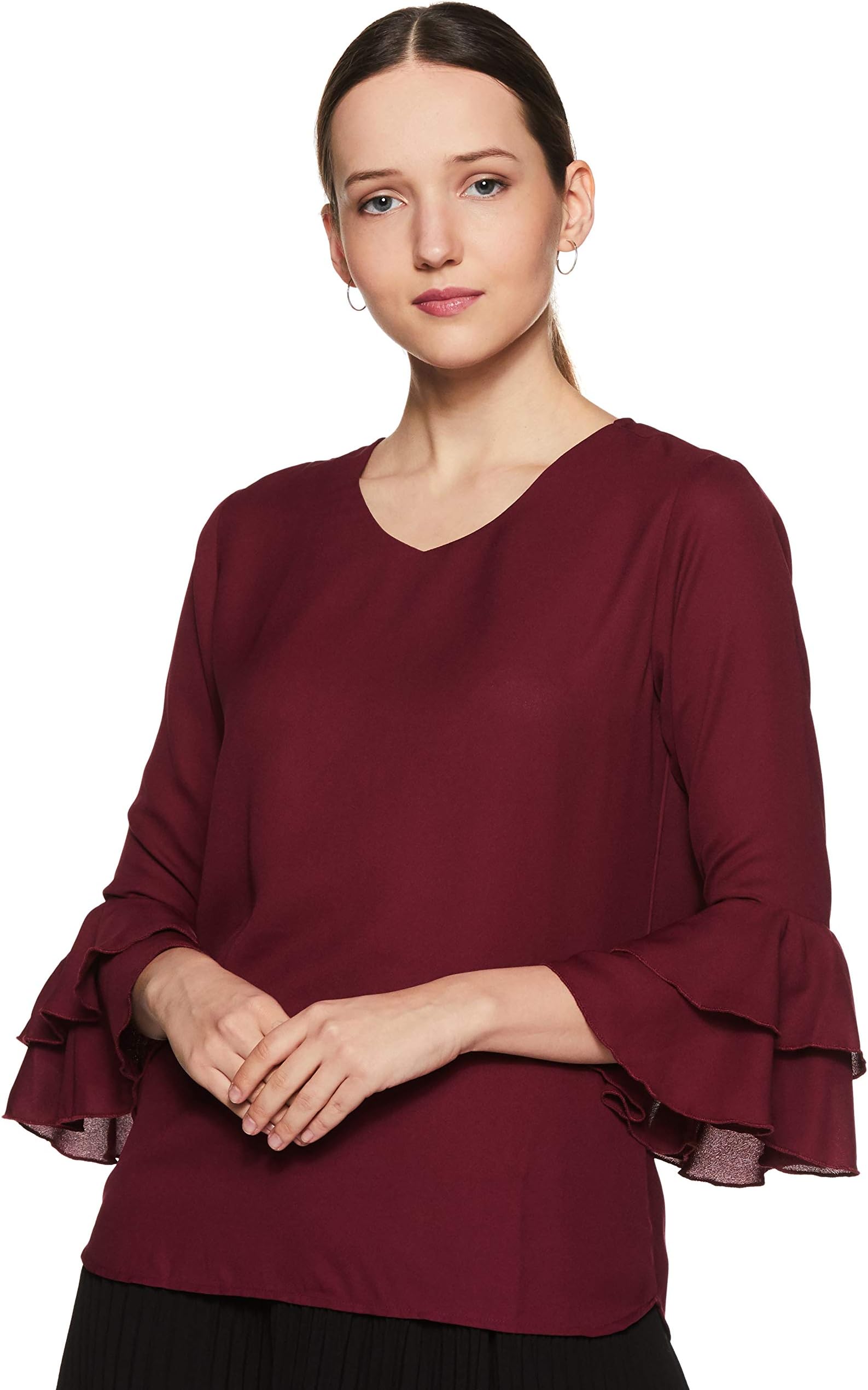 Women Solid Regular Top (Ss19Kravesviny)