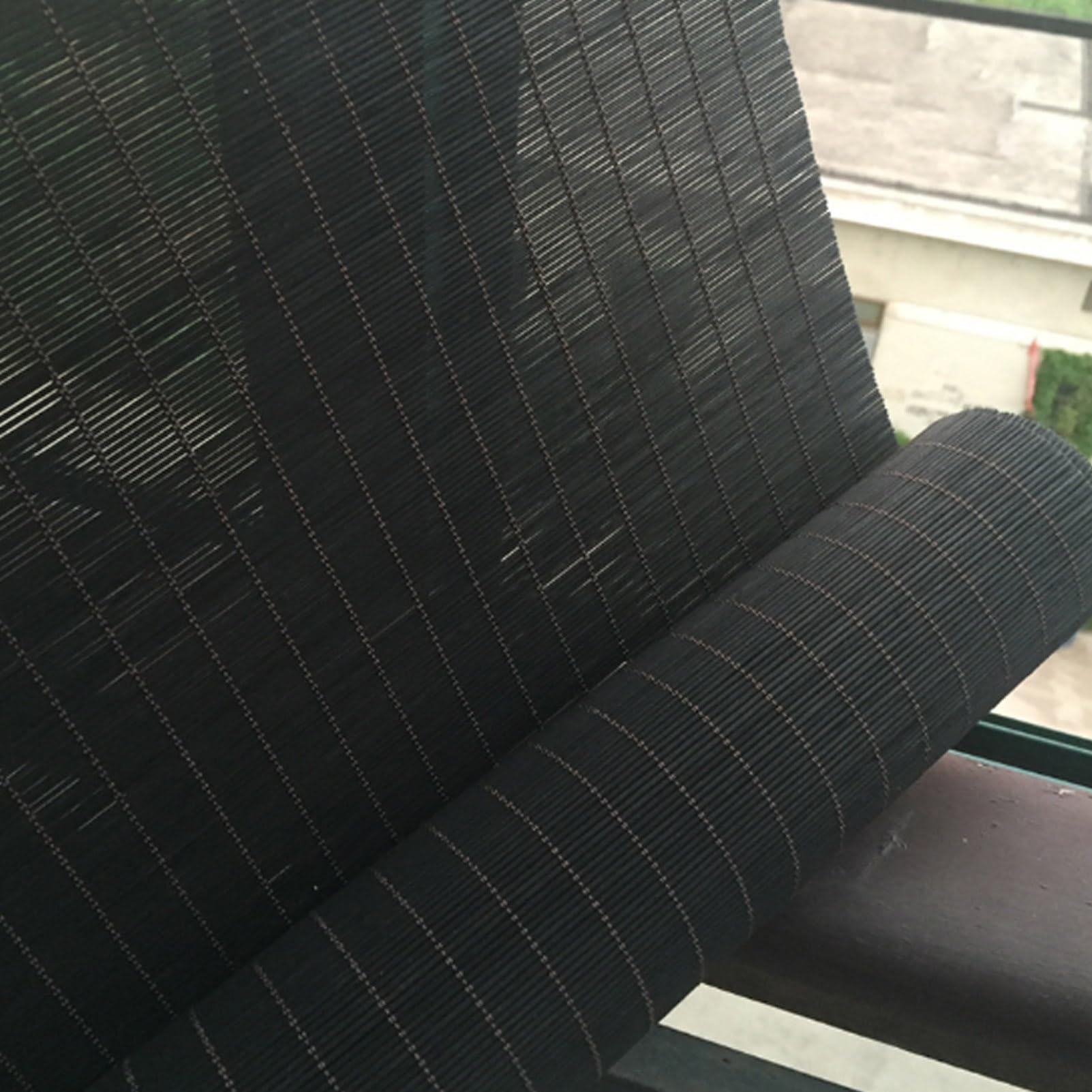 RICOLUS Stores à Enroulement en Bambou Rétro,Naturel Respirant Rouleaux Romains Occultant Fenetre Protection Solaire et Brise Vue Store Enrouleur pour Intérieur Extérieur (80x200cm)