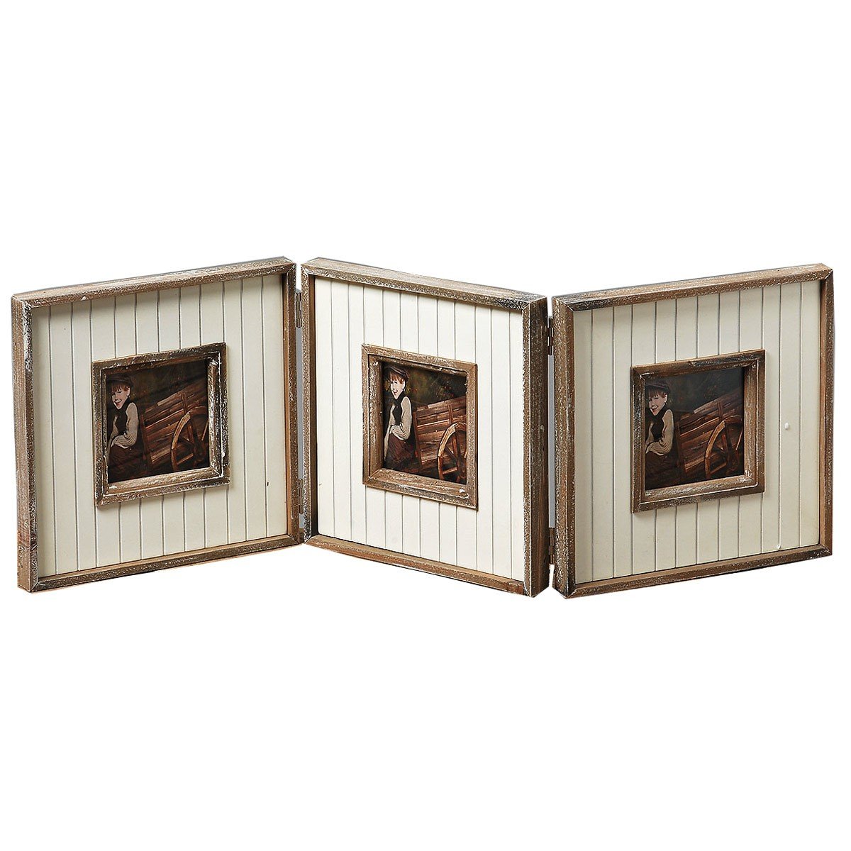 3 frame in antique look.