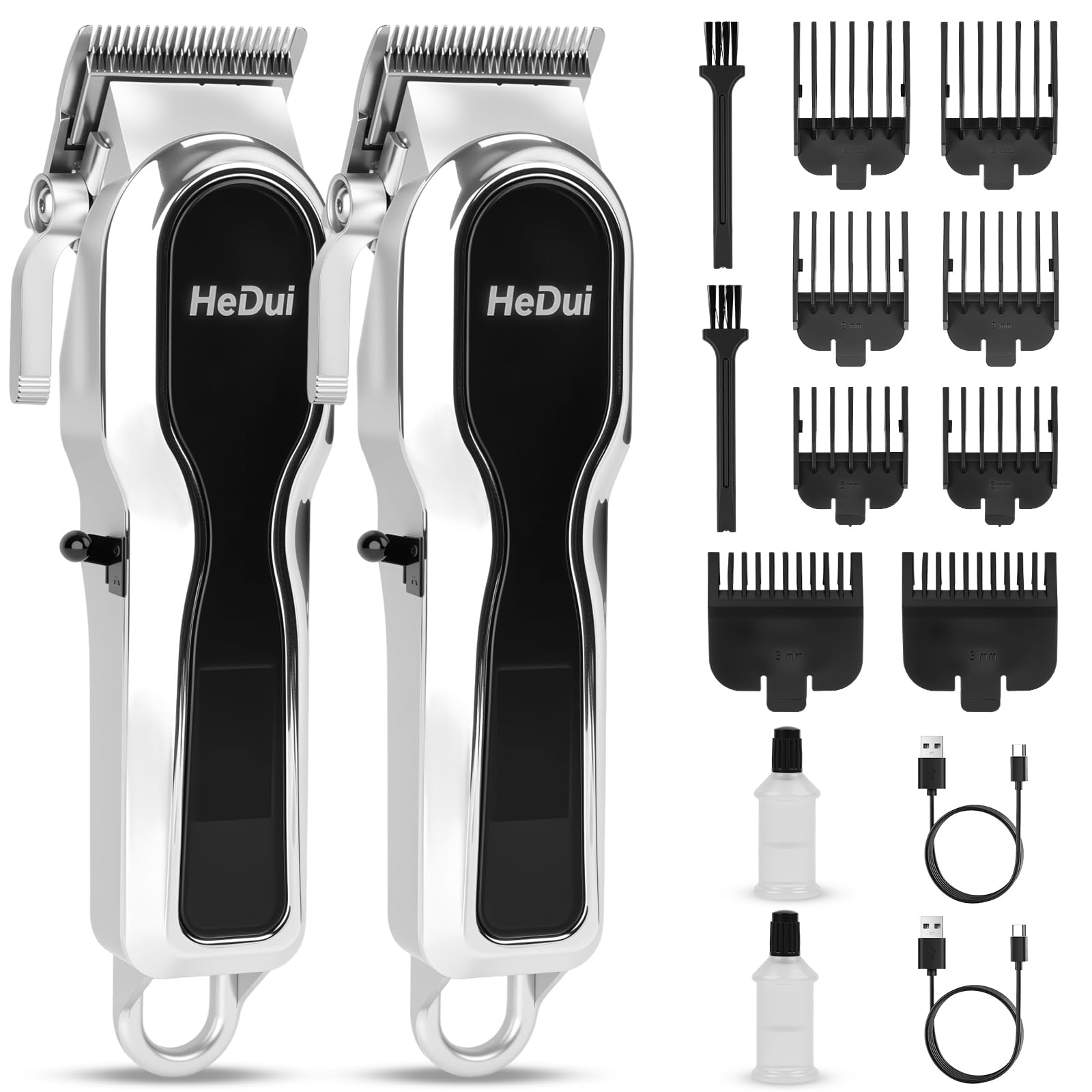 Cortadoras de pelo inalámbricas de acero inoxidable que solucionan los tirones de cabello 8