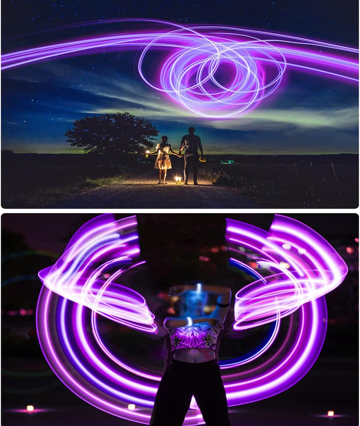 Supfoto LED Propellers for DJI Mini 3 Pro Quick-Release Low Noise ...