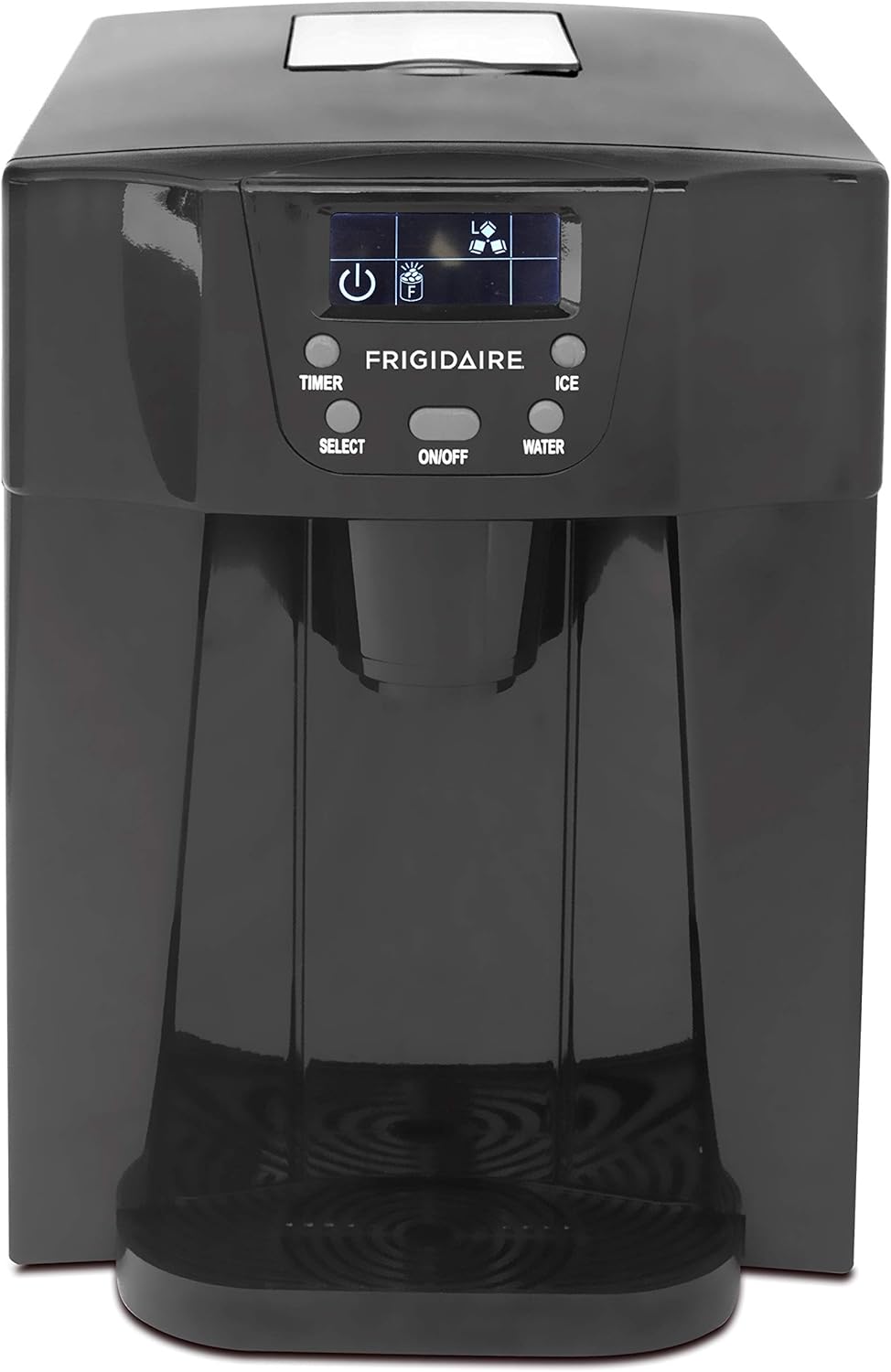 ముందు view of the Frigidaire EFIC227-BLACK Ice Maker and Water Dispenser