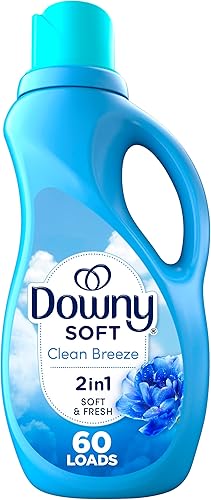 Miniatura 11 de Downy Soft, Suavizante de tela líquido 2 en 1 suave y fresco, April Fresh, 140 fl oz, 190 cargas, El acondicionador de tela líquido proporciona
