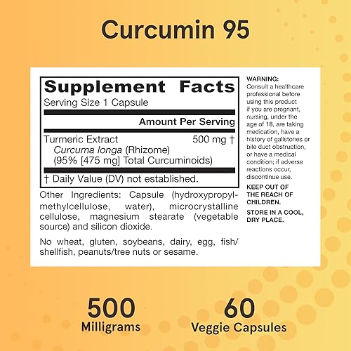 Miniatura 6 de Curcumin 95 de Jarrow Formulas, CUR, 1, 1