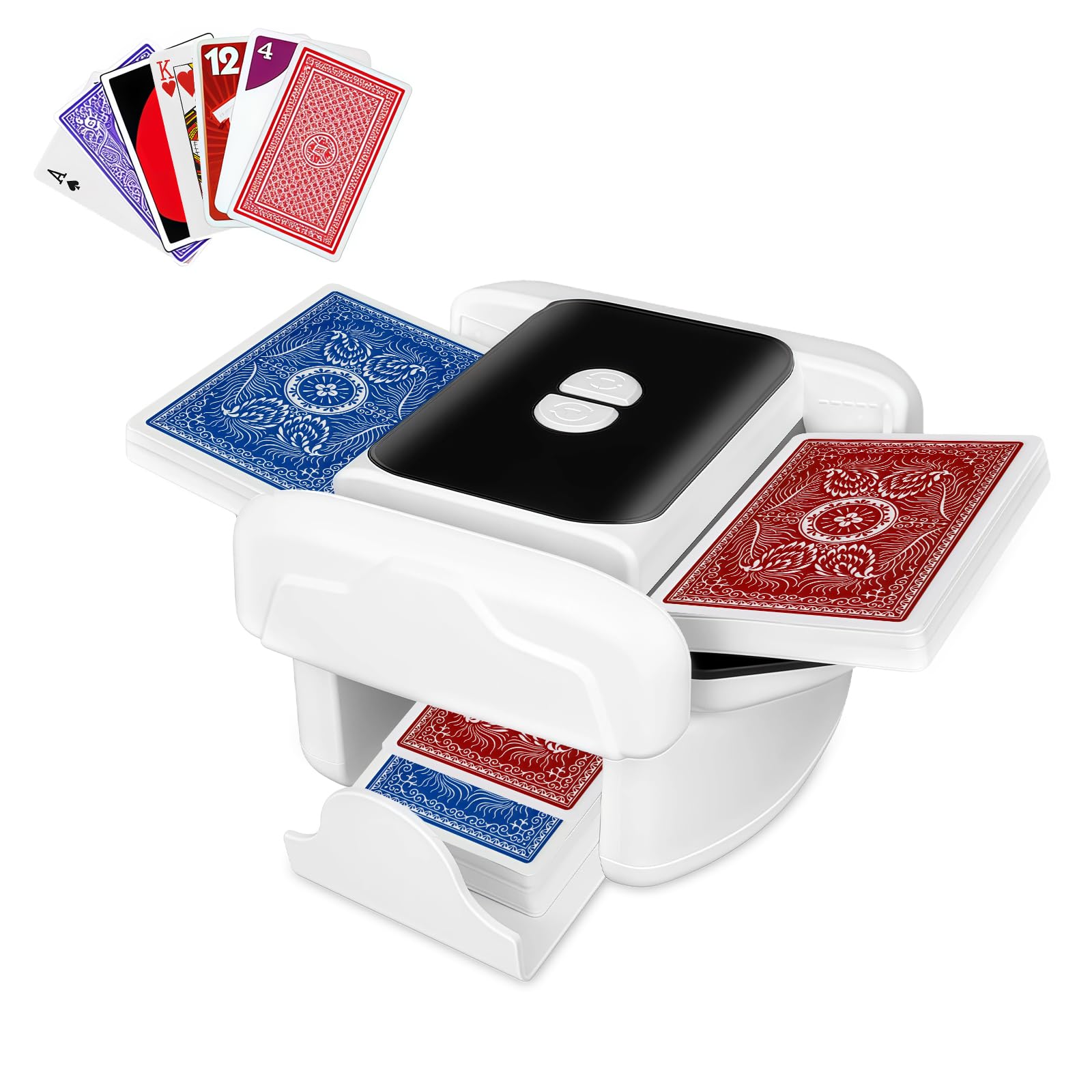 Mescolatore Carte Automatico 1-2 Mazzi AutoManuale USB-C Ricaricabile