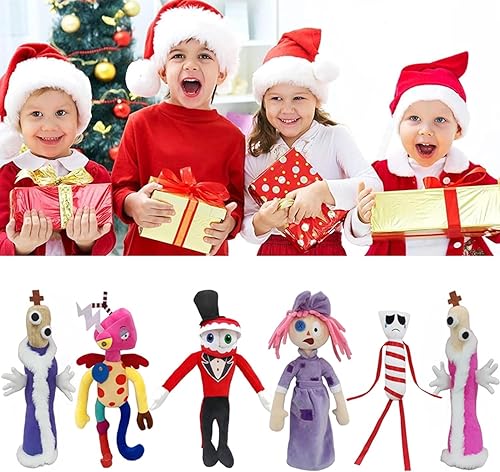 Miniatura 5 de Juguete de peluche The Amazing Circus 2023, el increíble juguete de peluche de Zooble, nueva figura de peluche de circo, juguetes de anime, regalos