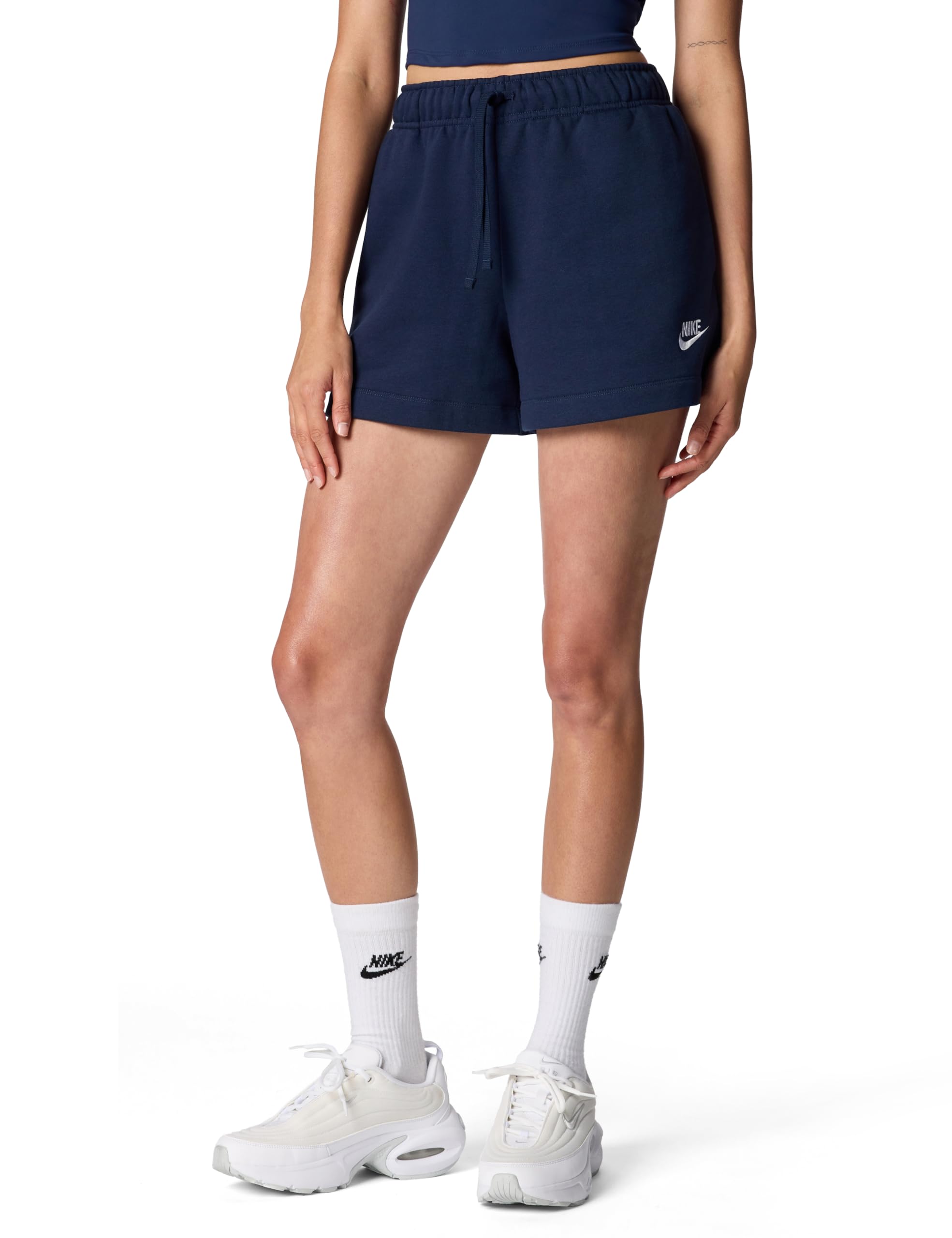Nike Womens Sportswear Club Fleece Mid-Rise Shorts