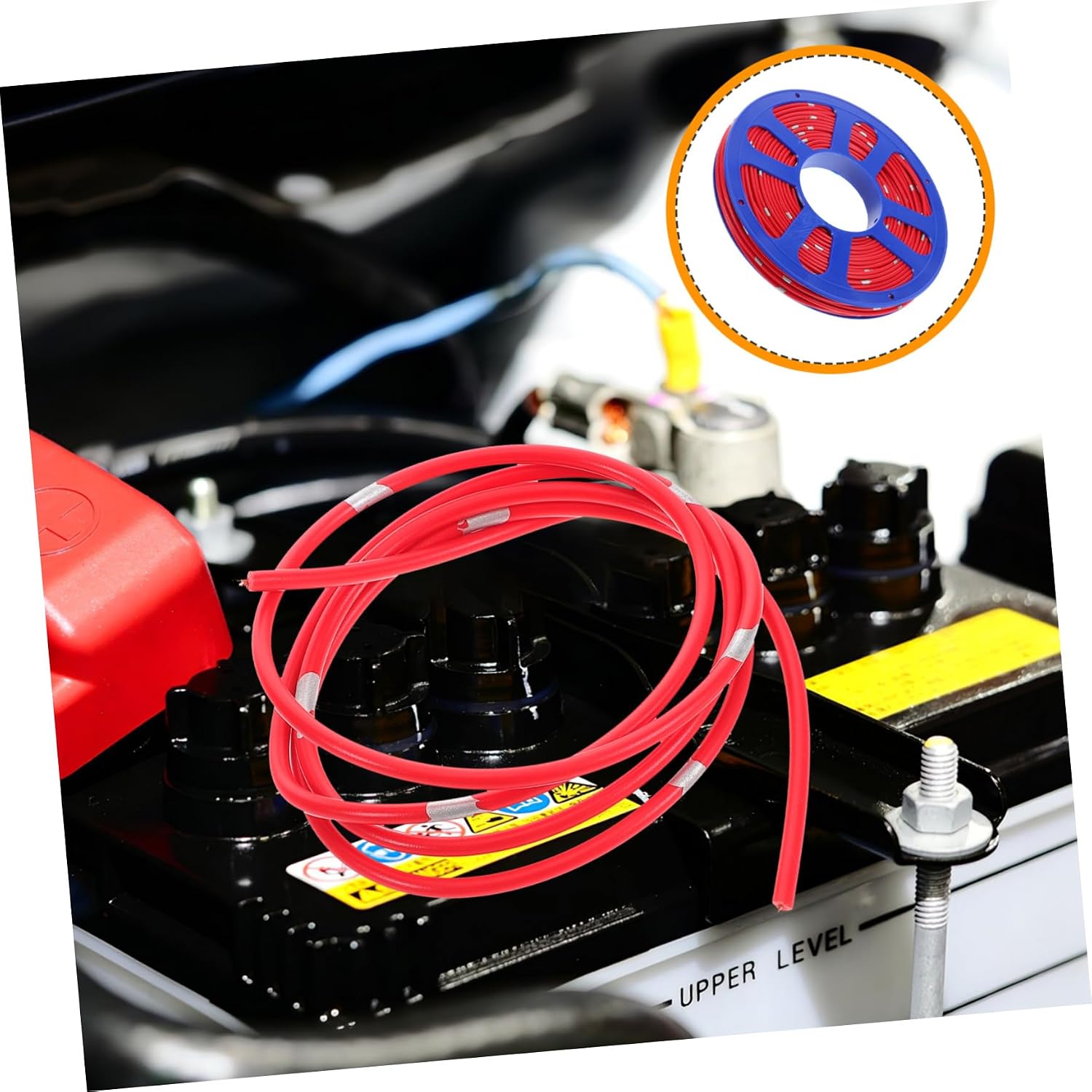 1Roll Automotive Electrical Wire of Insulated Copper Wire Durable Reliable Wiring for Trailer Car Truck Wiring Harness Use for Various Applications