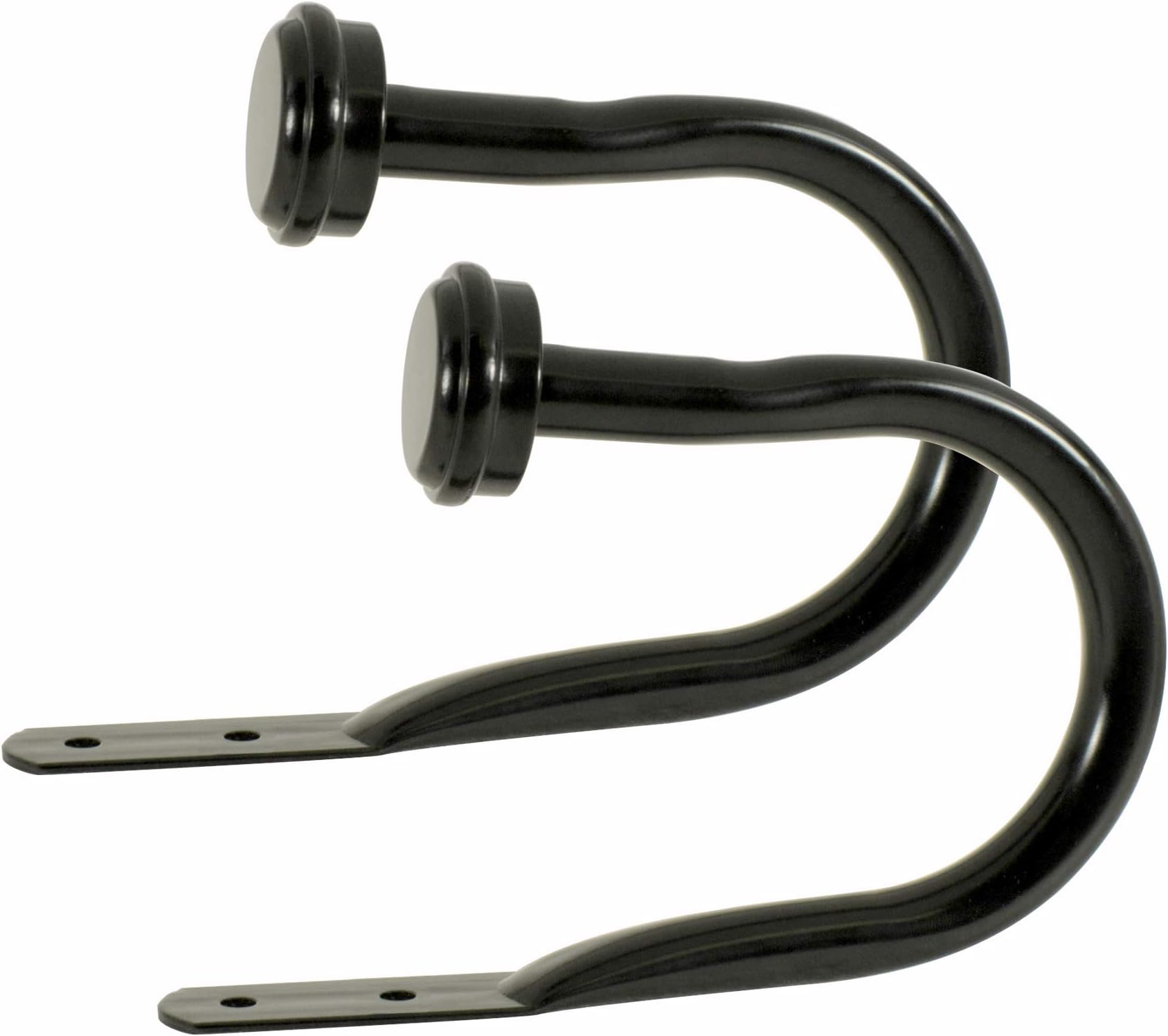Cap Curtain Holdback, Black Espresso