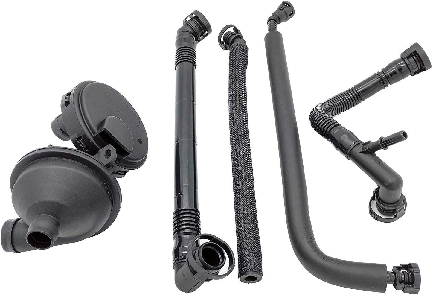 PCV Crankcase Vent Valve Breather Hose Kit BMW E46 CCV, E39, E605 Piece Value Kit