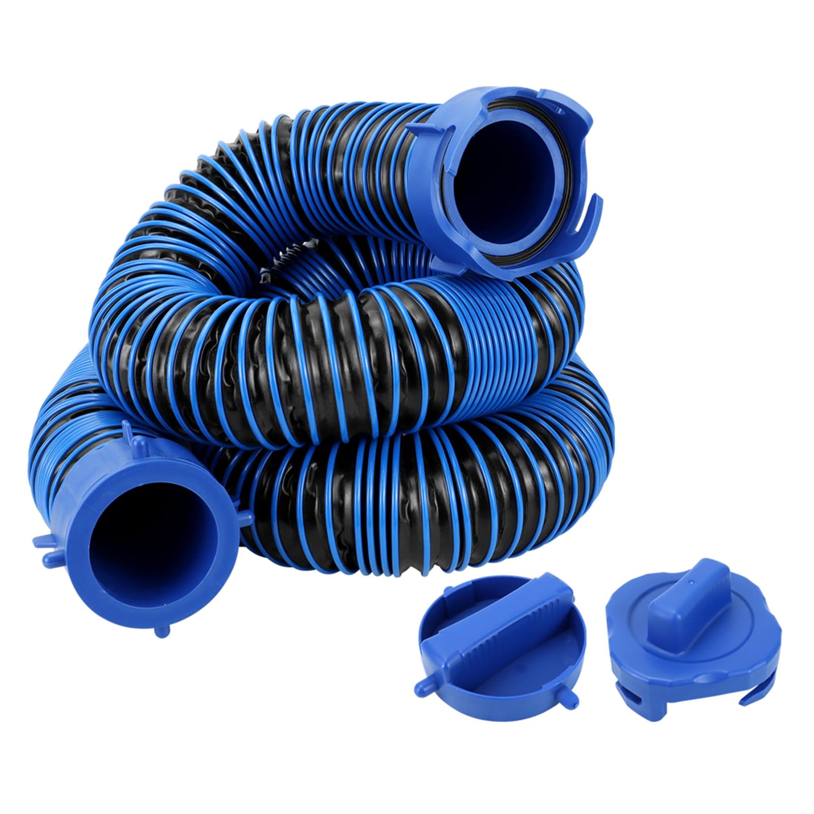 Kaeltsyn Sewage Pipe Duty Campers Waste Water Drainage Hose 10Ft Length Construction Sewer Set Leakproof For Waste