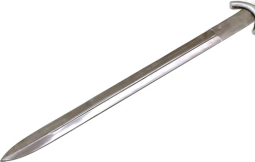 Miniatura 3 de Medieval Warrior Espada celta de fantasía con funda de cuero negro