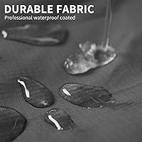 Vista 5 de TEZO Chaqueta impermeable para hombre, con capucha, rompevientos ligera