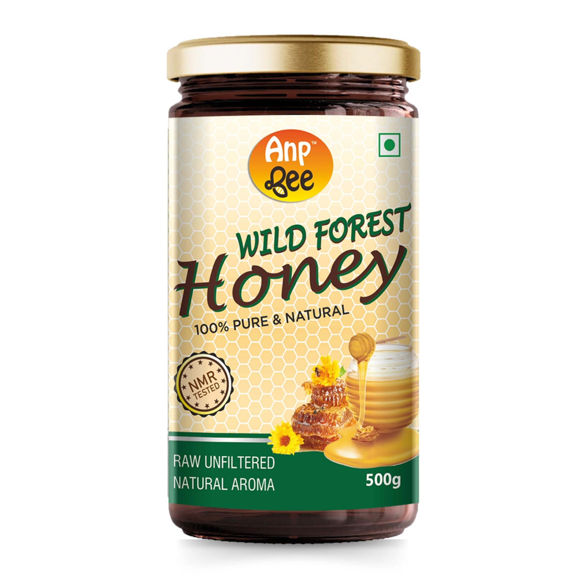 ANP BEE Raw Unpasteurized Wild Forest Honey 500 Gram Bottle I 100% Pure, NMR Tested Original Honey I Unprocessed, and Unfiltered Forest Honey I Rich in Antioxidants I Pack of 1 (B0C662X61T) Amazon Price History, Amazon Price Tracker