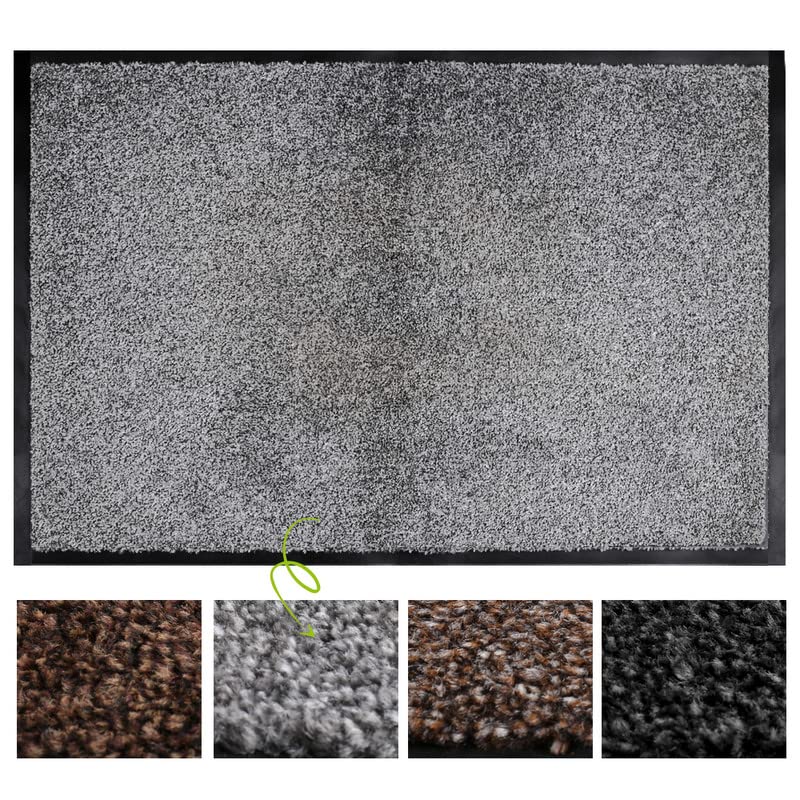 Heavy Duty Door Mats, Indoor/Outdoor Washable Door Matts Indoor, Super Absorbent Rug with Non Slip Backing, Entrance Doormats