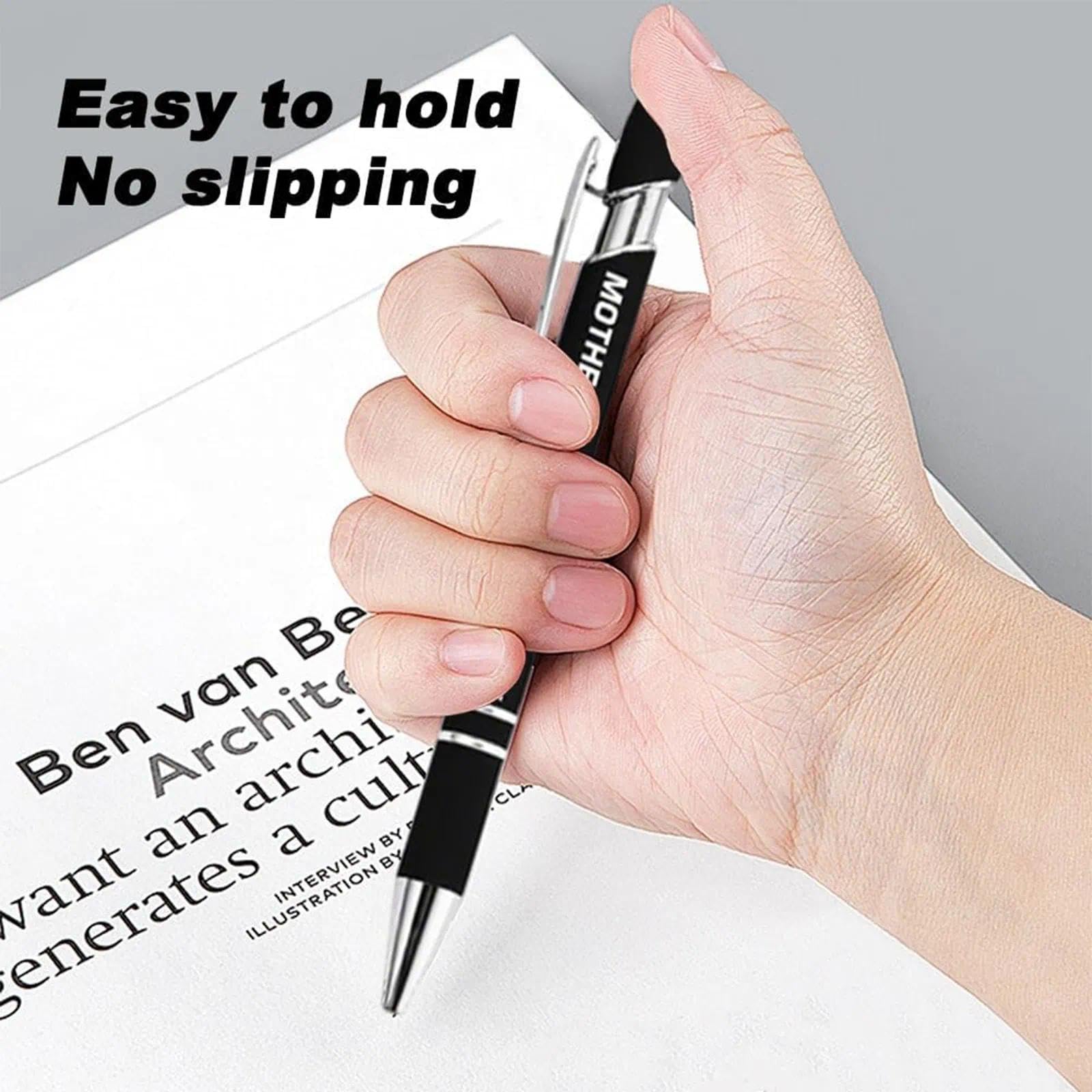 UBIETY Funny Daily Quotes Pen 7 Day Metal Pen Set Funny Stress-Relief Daily Quotes Metal Ballpoint Pens Set — view 2